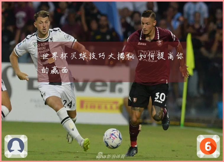 世界杯买球技巧大揭秘 如何提高你的赢面